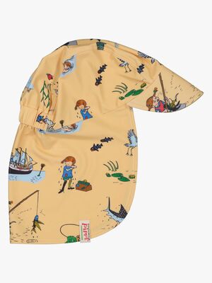 Geggamoja UV-Solkeps Pippi Långstrump, Gul