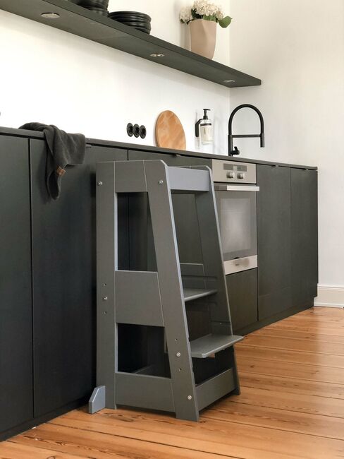 tiSsi Hjälpa Till Pall, Beech Grey