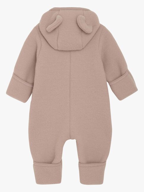 Huttelihut Overall Merinoull med Öron, Mahogany Rose