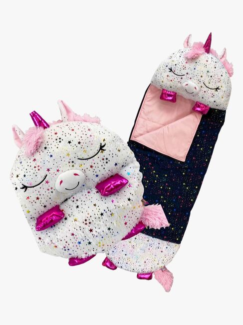 Happy Nappers Gosedjur & Sovsäck Glitterenhörning