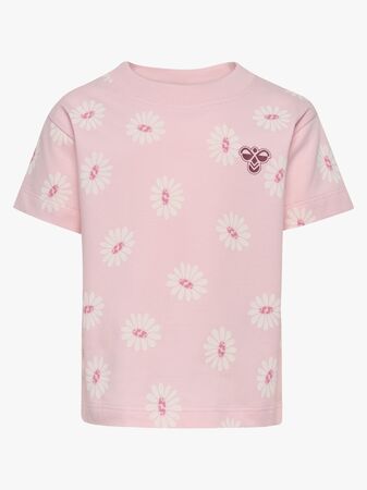 Hummel Mini Loose Flower T-shirt, Pale Lilac