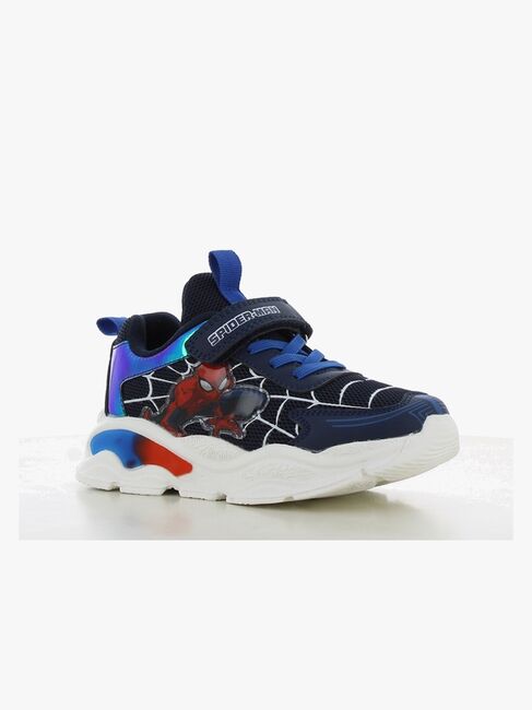 Marvel Spider-Man  Blinkande Sneakers, Navy/Cobalt Blue