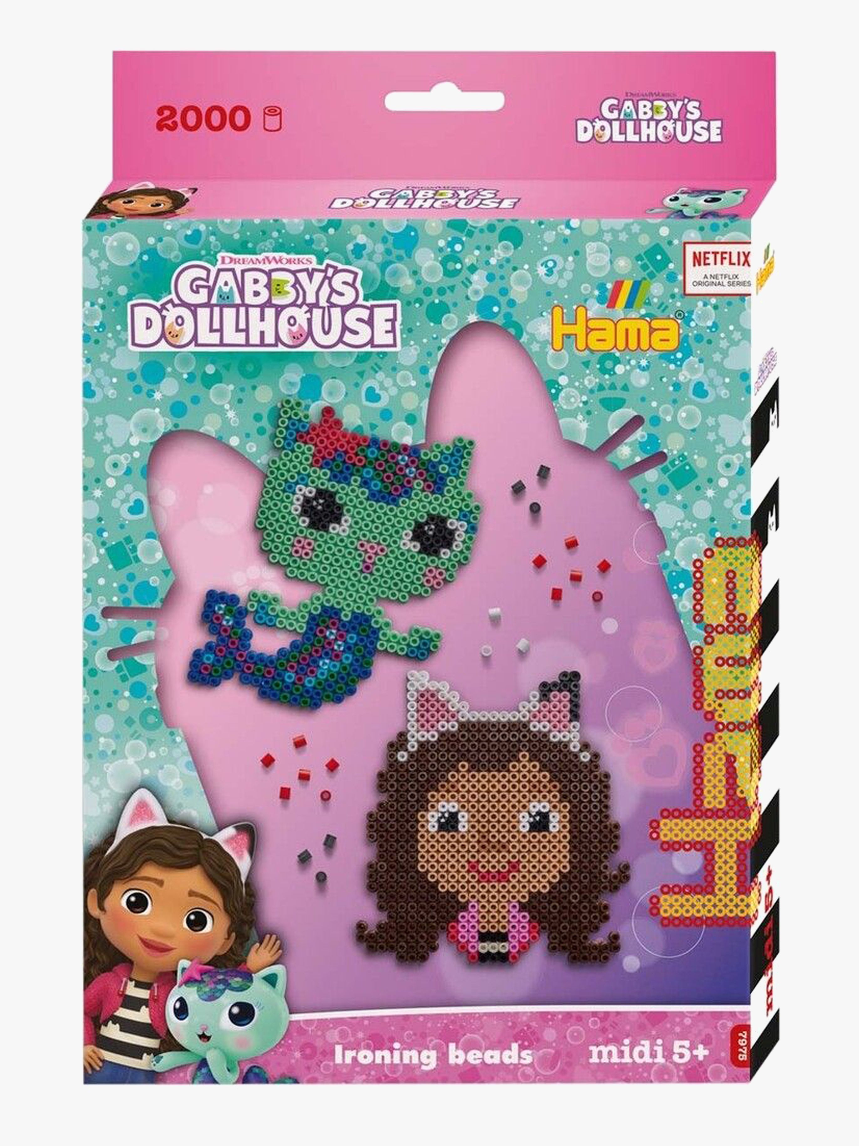 Hama Midi Gabby's Dollhouse Pärlset 2000 st