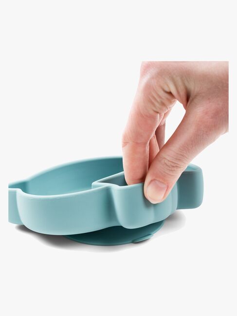 Done By Deer Stick & Stay Silikontallrik Birdee, Blue