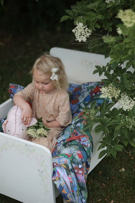 Lotta på bråkmakargatan Bäddset Spjälsäng 100x130