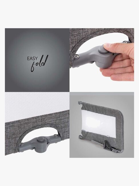 Hauck Sleep N Safe Plus XL Sängskydd, Melange Grey