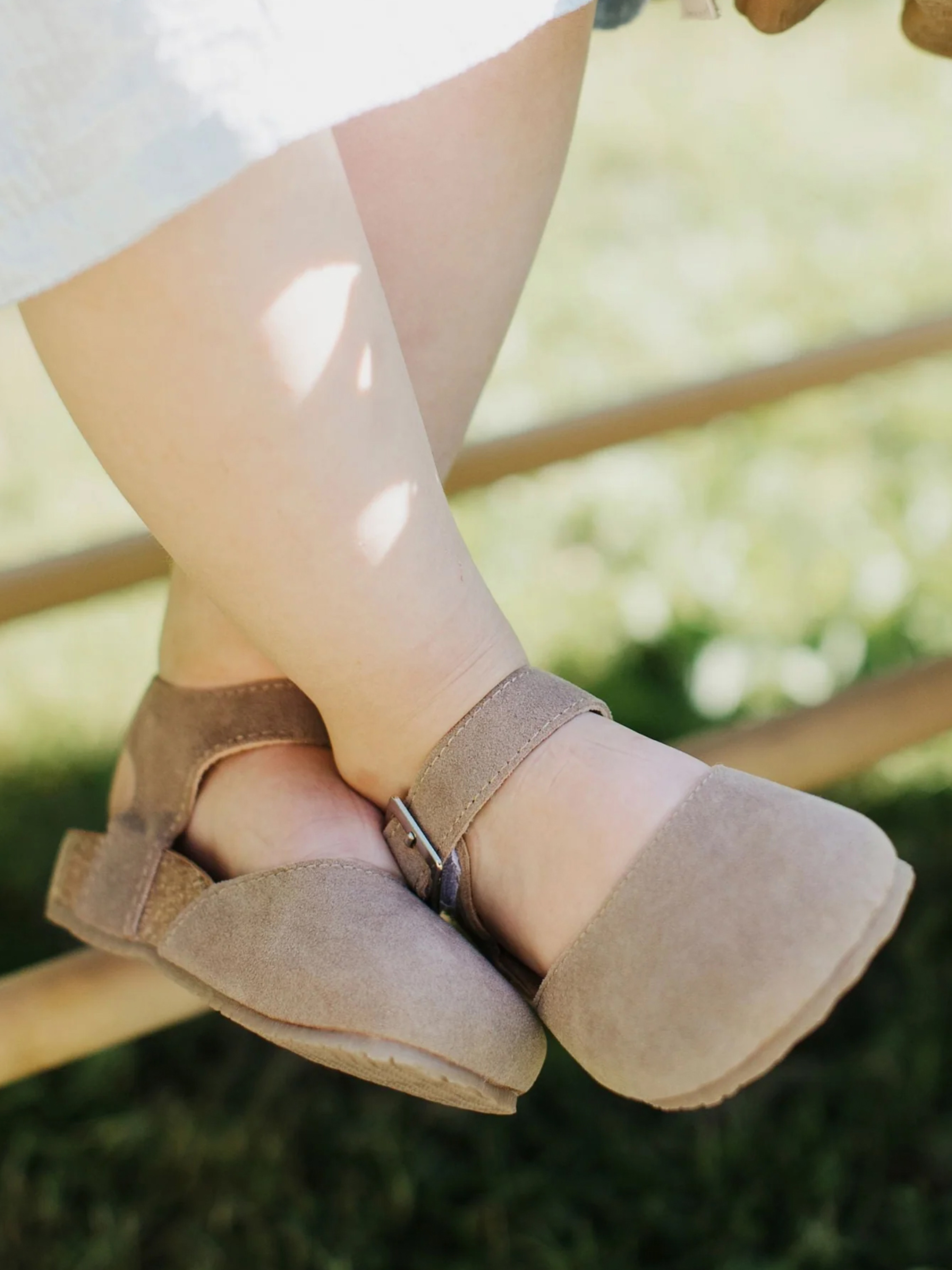 BabyMocs Astrid Sandaler, Beige, 27-28