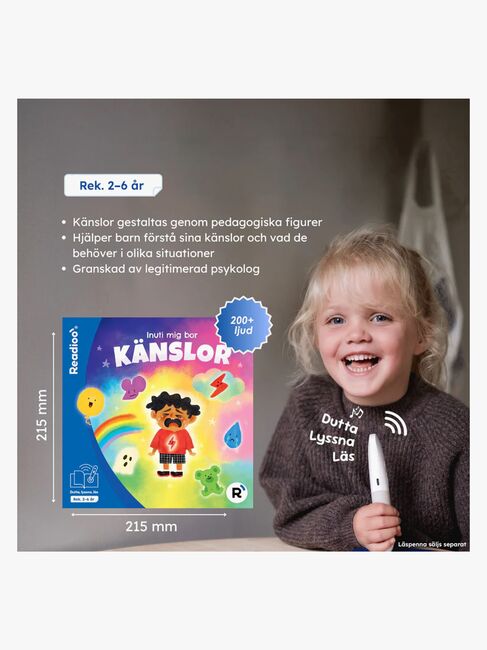 Readioo Interaktiv Bok Inuti mig bor känslor