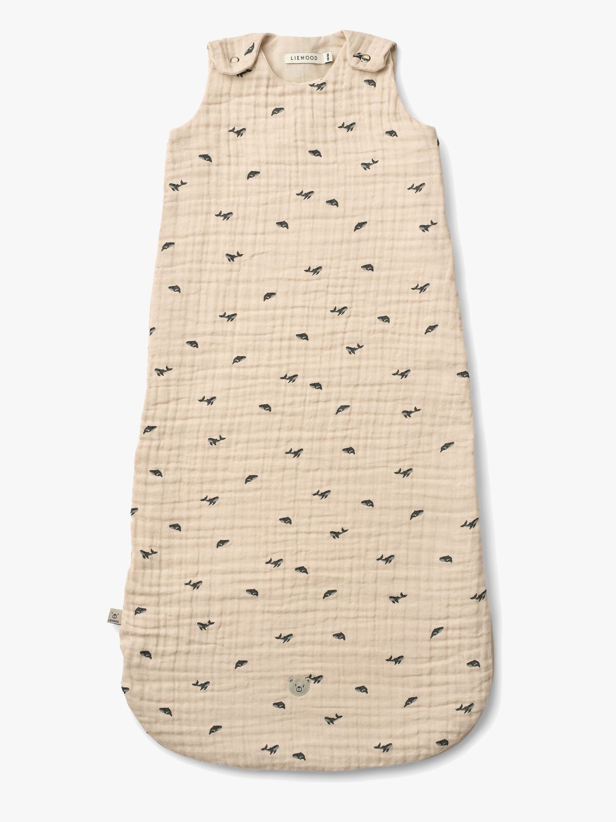 LIEWOOD Flora Sovpåse Stl 56-68, Mini Whale/Sandy