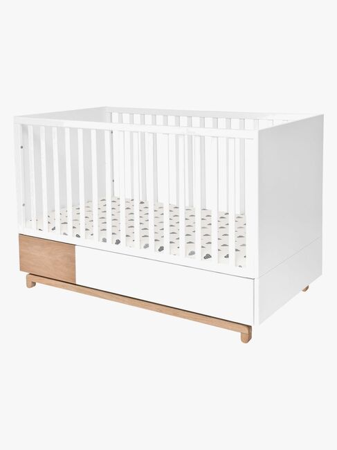 Bellamy Nomi Spjälsäng 3-i-1, Vit