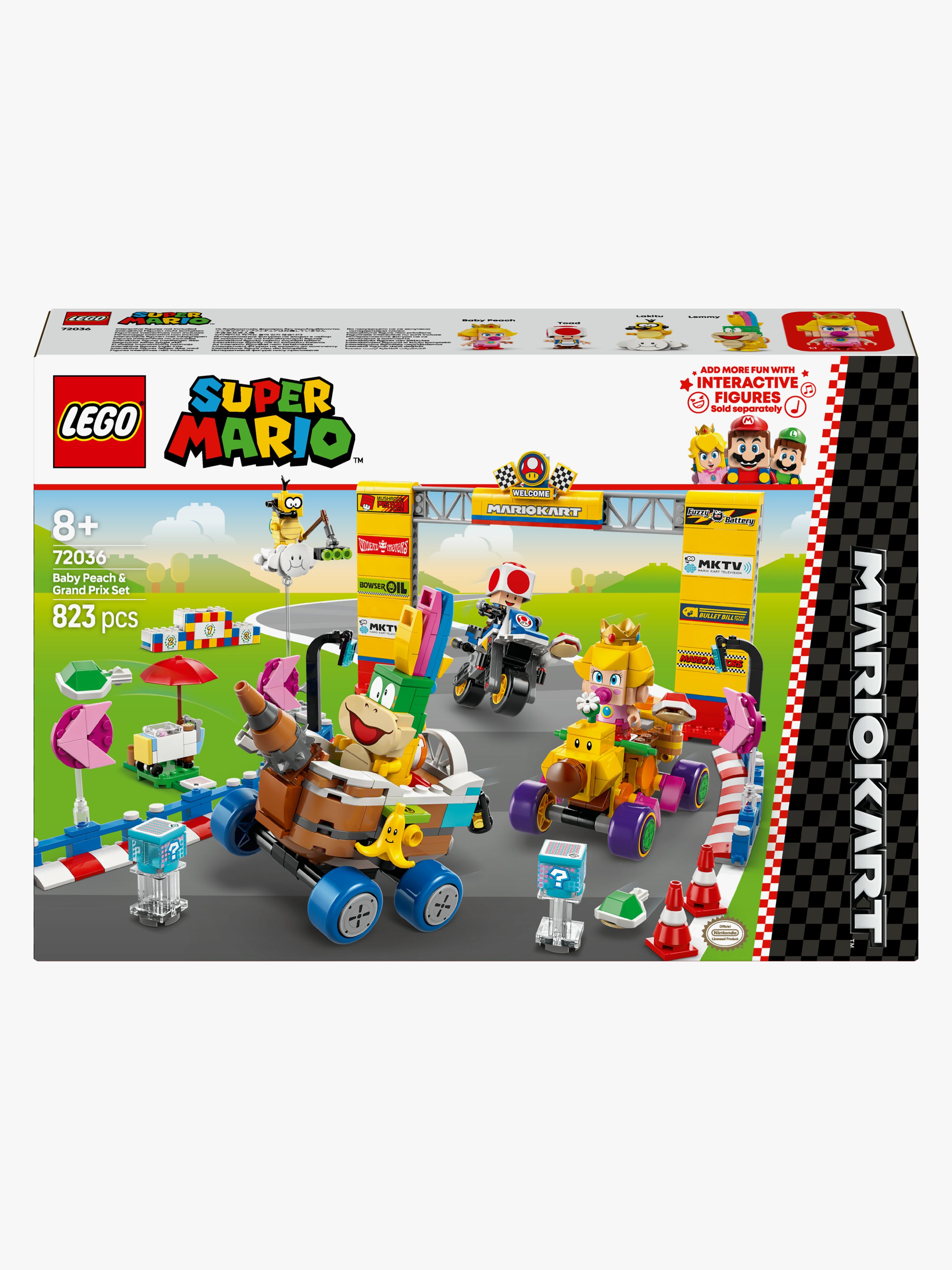 LEGO Super Mario 72036 Mario Kart – Baby Peach & Grand Prix