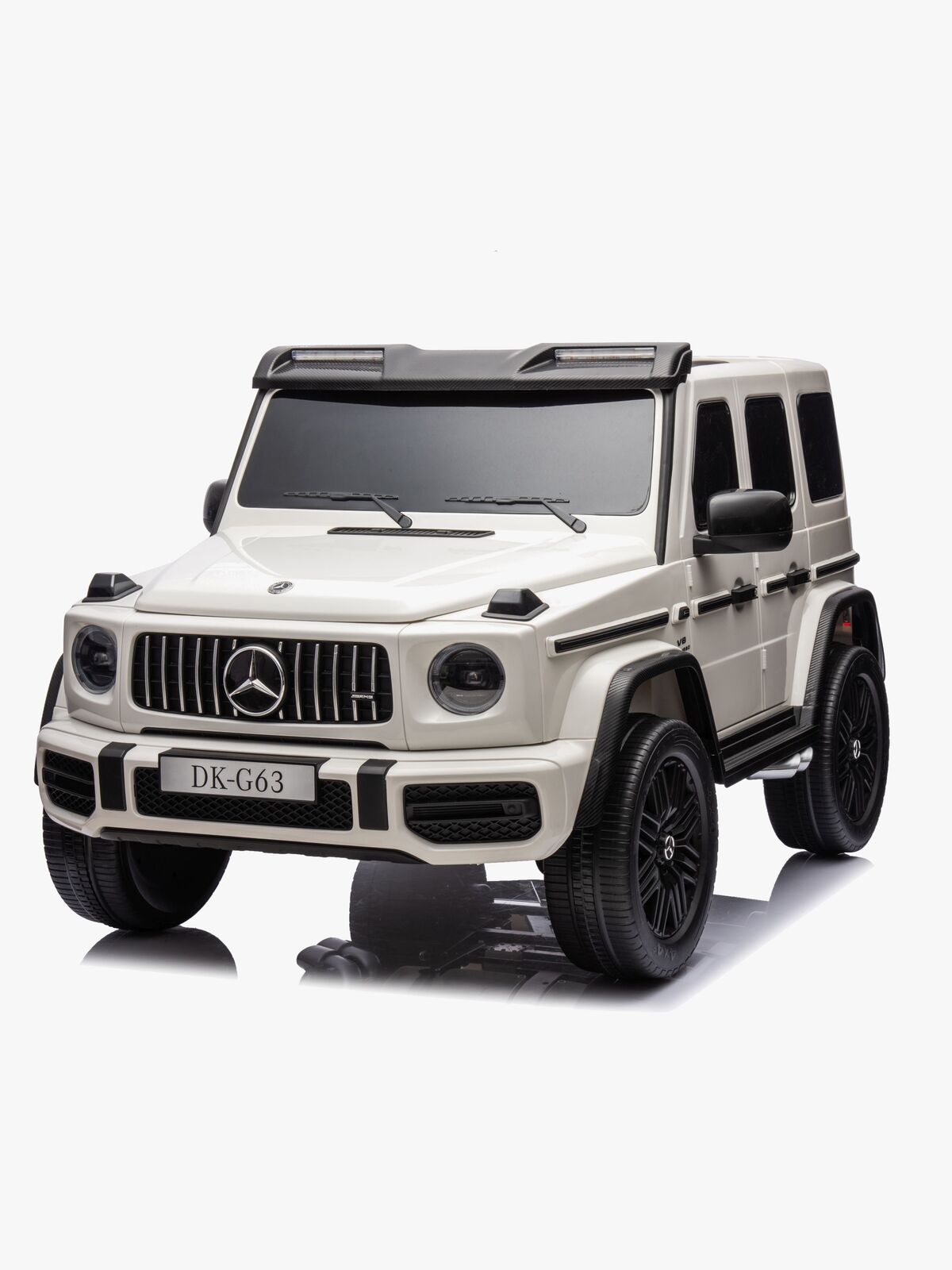 Mercedes Benz AMG G63 Elbil, Vit