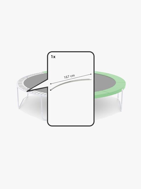 BERG Reservdel Favorit Toppskena 430 167 cm