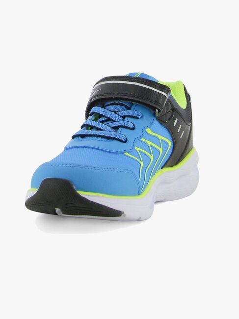 Leaf Varberg Blinkande Sneakers, Blue/Black