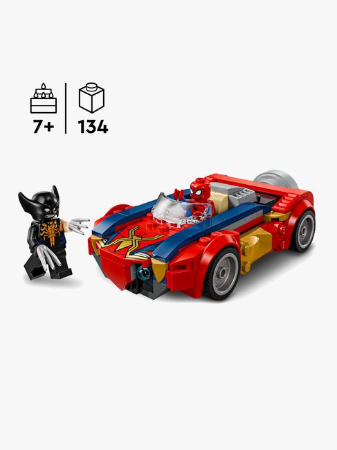LEGO Super Heroes 76336 Spider-Mans bil mot venomifierad Wolverine