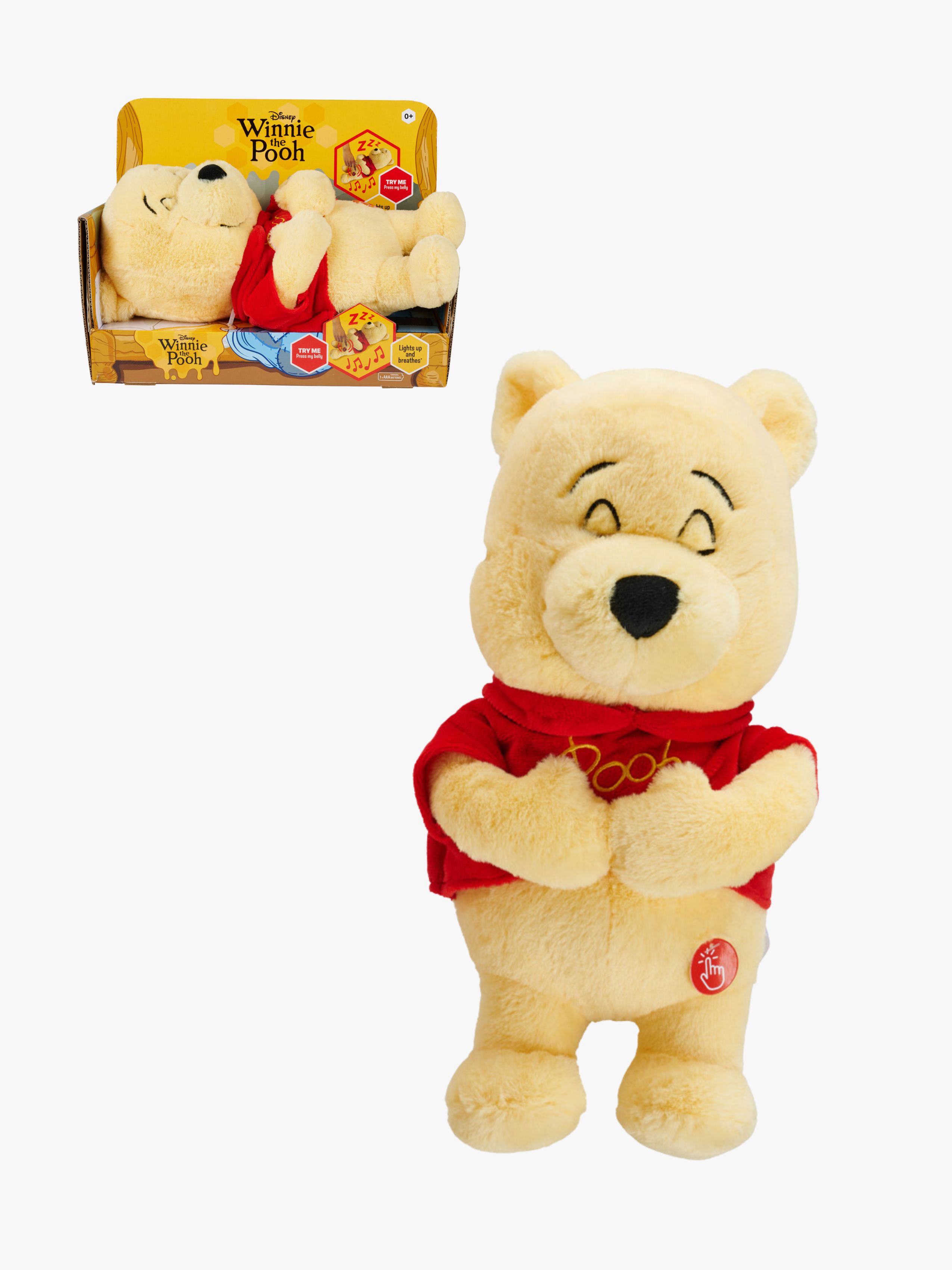 Disney Nalle Puh Gosedjur Sovande 31 cm