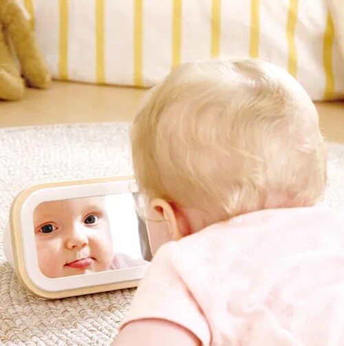 Hape Aktivitetsleksak Snurrande Trumma med Spegel