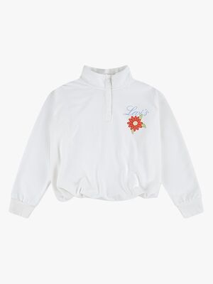 Levi's LVG Bubble Hem LS Knit Tröja, Bright White