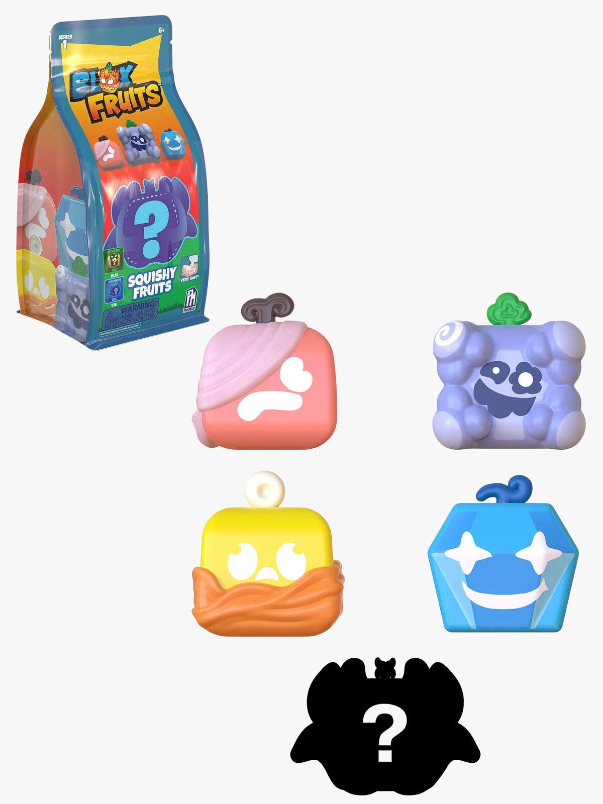 Roblox Blox Fruits Squishy-figur Series 1 Blandad