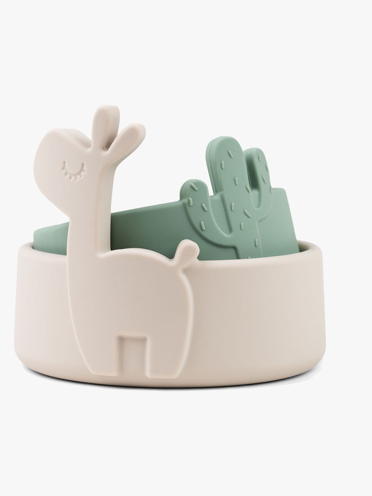 Done By Deer Skålset Lalee 2-Pack, Sand/Grön