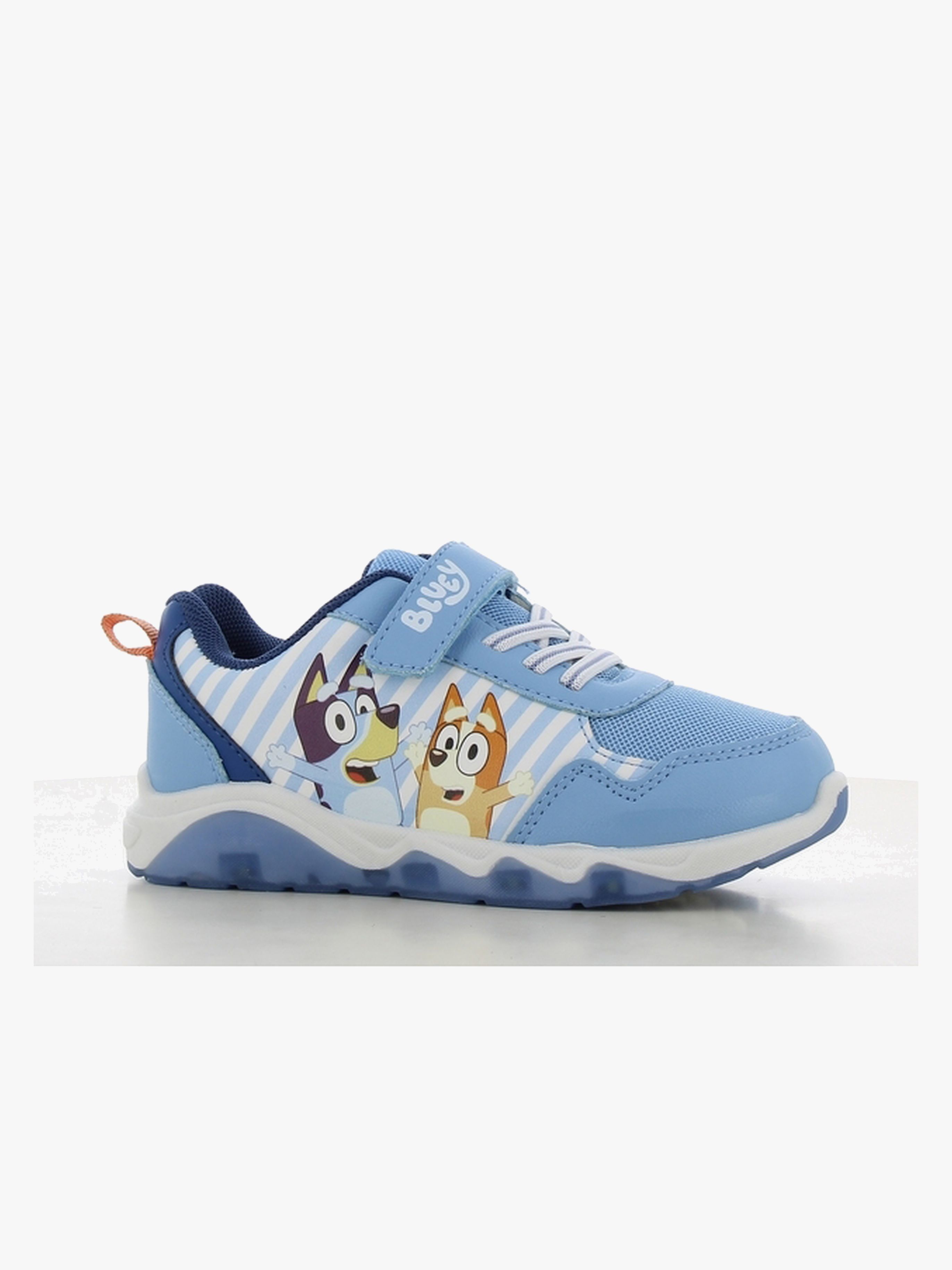 Bluey  Blinkande Sneakers, Light Blue/Blue, 29