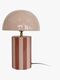 PresentTime Rayado Bordslampa, Rose Tan/Soft Pink