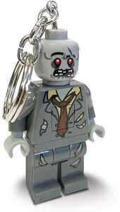 LEGO Iconic Zombie Nyckelring med LED-lampa