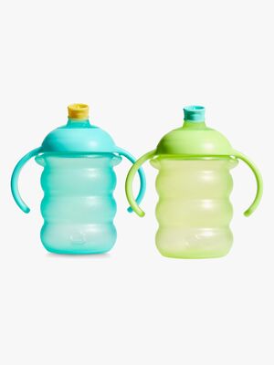Munchkin Click Lock Pipmugg 240 ml 2-Pack, Blue/Green