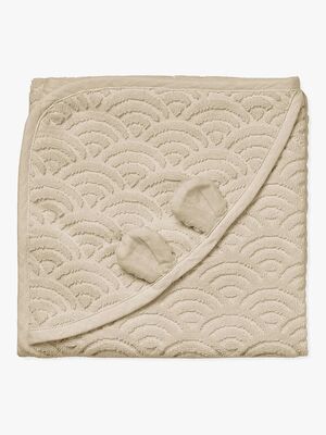 Cam Cam Copenhagen Junior Handduk med Huva, Almond