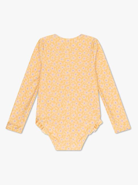 Swim Essentials  Långärmad UV-Dräkt, Florish Yellow
