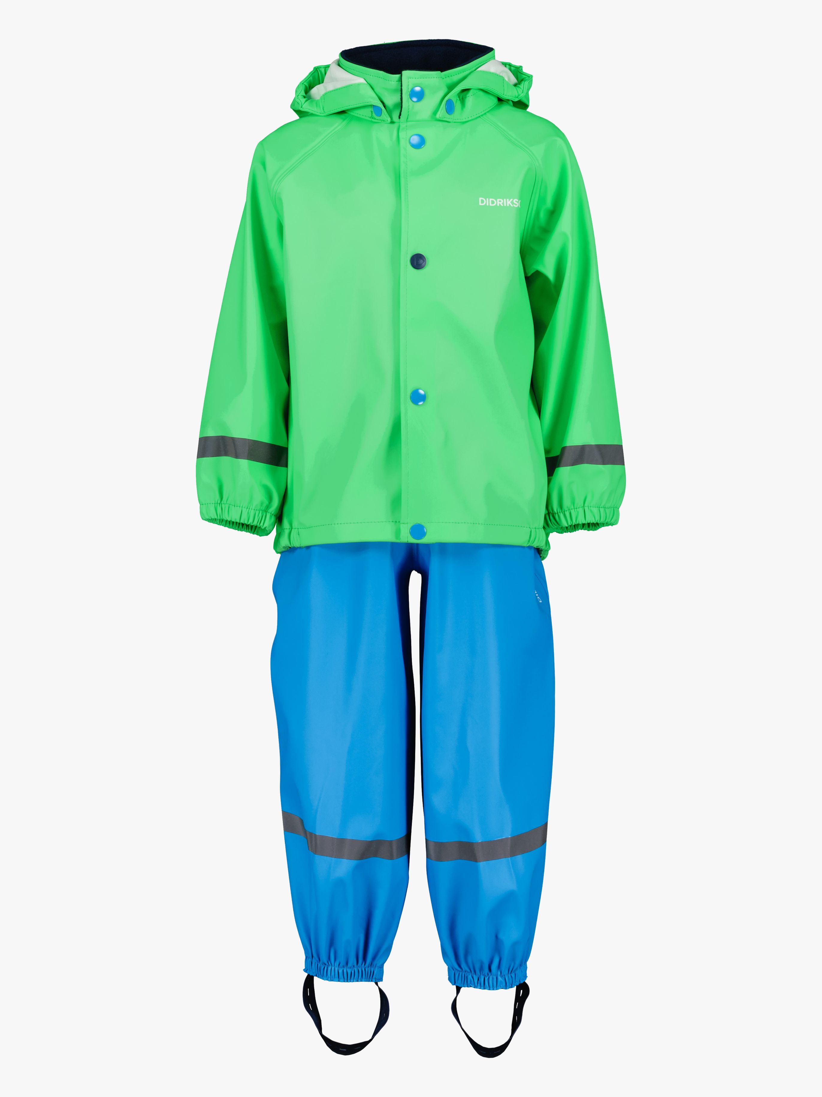 Didriksons Slaskeman Regnställ, Frog Green, 100 - Bäst i test