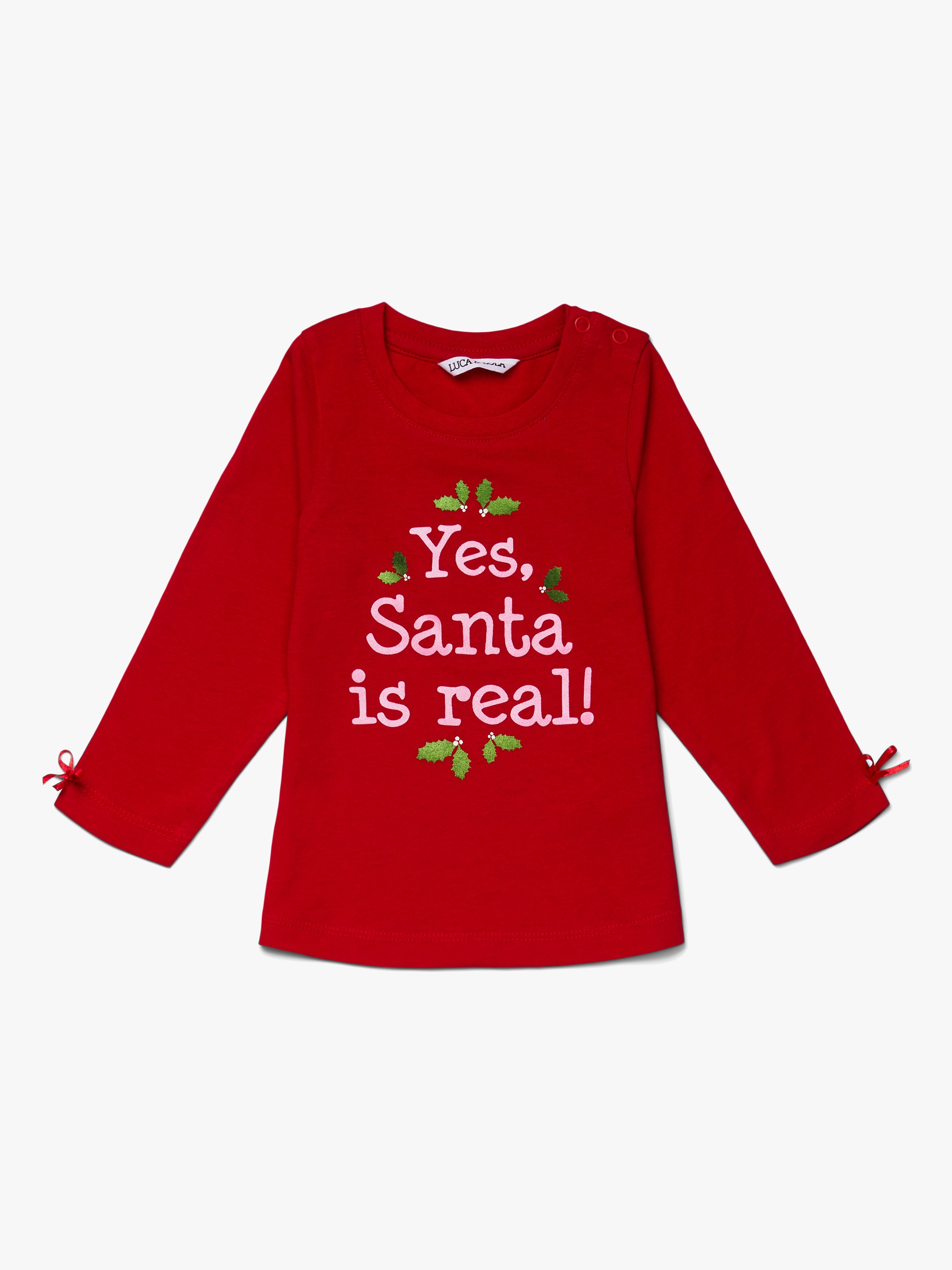 Luca & Lola Luca &  Lola Topp Santa Is Real Red 56
