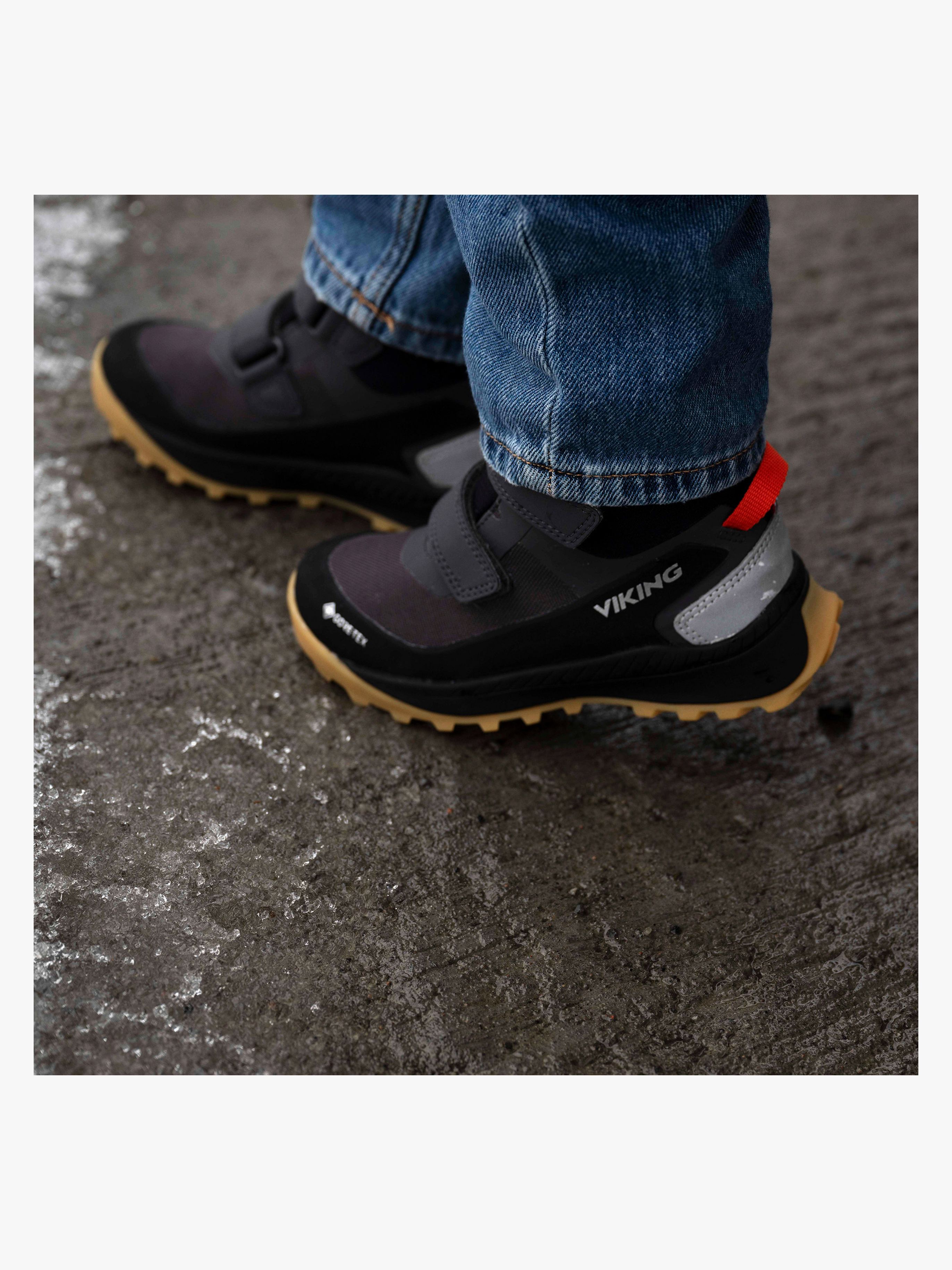 Viking Expower Mid GTX 2V Sneakers, Black, 28 - Bäst i test