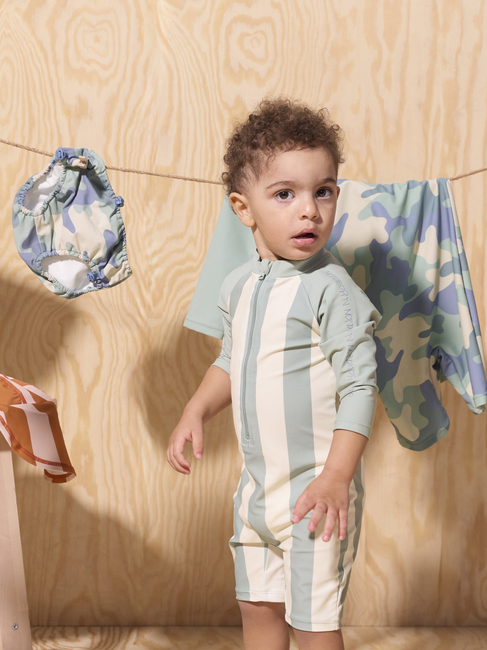 Nordbjörn Hönö UV-Dräkt, Ljusblå Randig