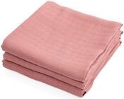 Sebra Muslinfilt 3-pack, Blossom Pink