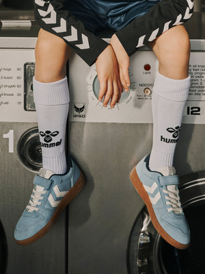 Hummel Handball Perfect CL Jr Sneakers, Faded Denim