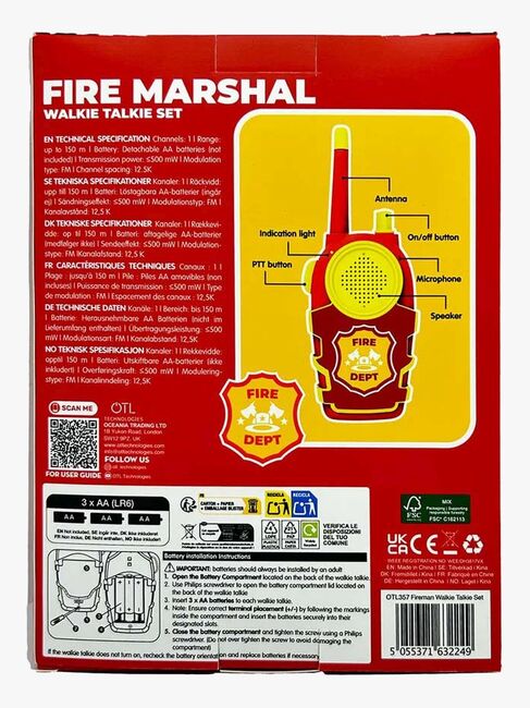 OTL Technologies Walkie-talkie Brandman 150m