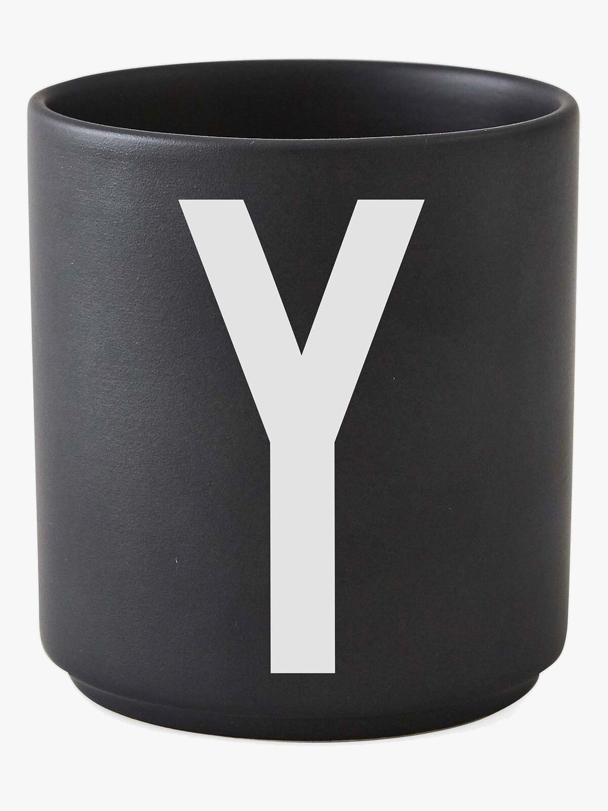 Design Letters Mugg Porslin Y, Svart