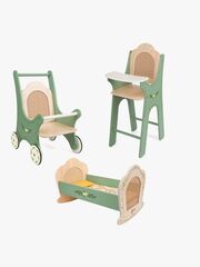 Classic World Vintage Dockvagn & Dockmöbler