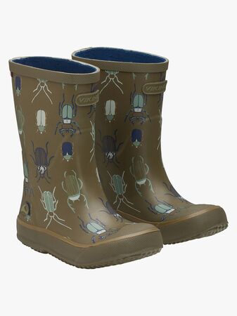 Viking Indie Print Gummistövlar, Khaki/Linen