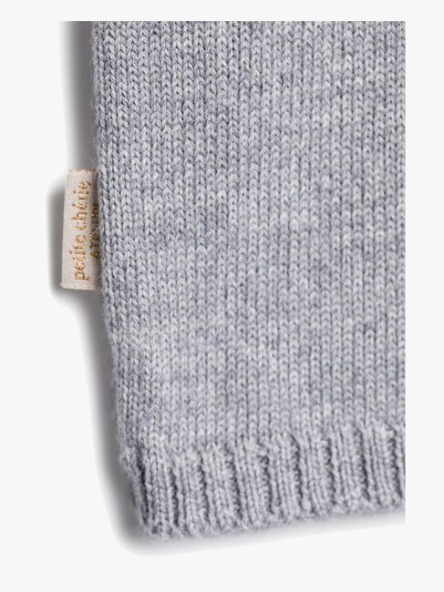 Petite Chérie Atelier Margit Kofta Ull, Grey Melange