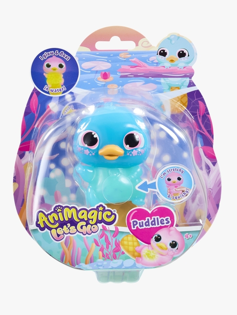 Animagic Let's Glo Platypus Figur, Blå