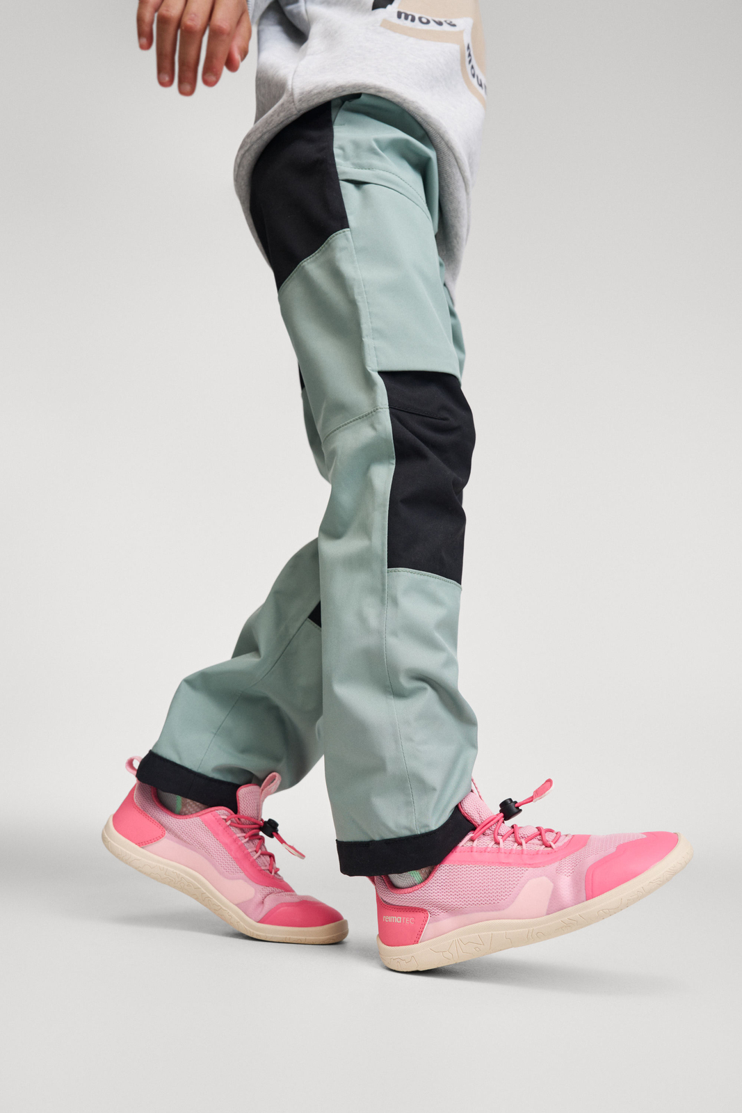 Reima Tallustelu Barefoot WP Sneakers, Light Heather