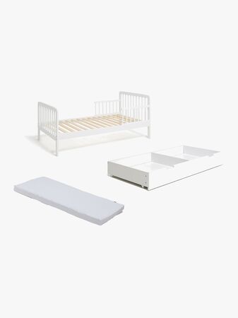 JLY HEAVEN Juniorsäng MEYA Inkl. Sängförvaring & Madrass 70x140, Vit