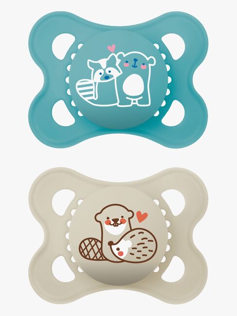 MAM Original Naturgummi Nappar 0-6m, Blå