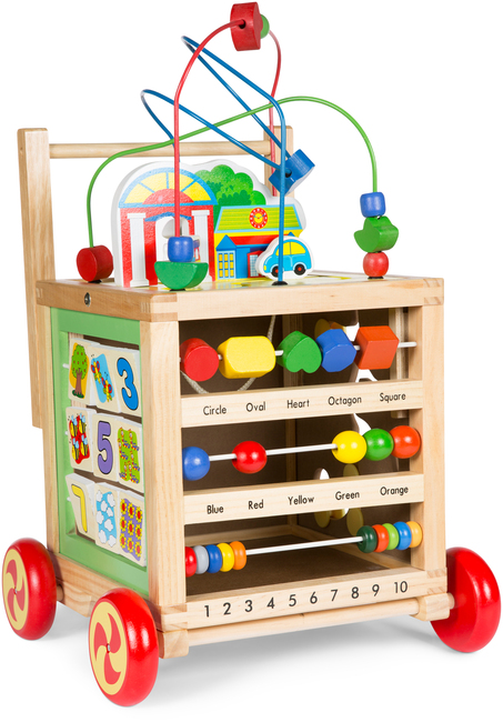Woodlii Lära-Gå-Vagn Multi