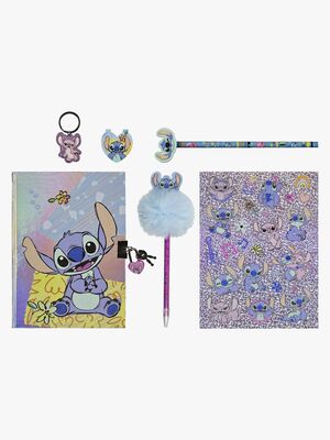 Disney Lilo & Stitch Dagbog Med Tilbehør Glitter