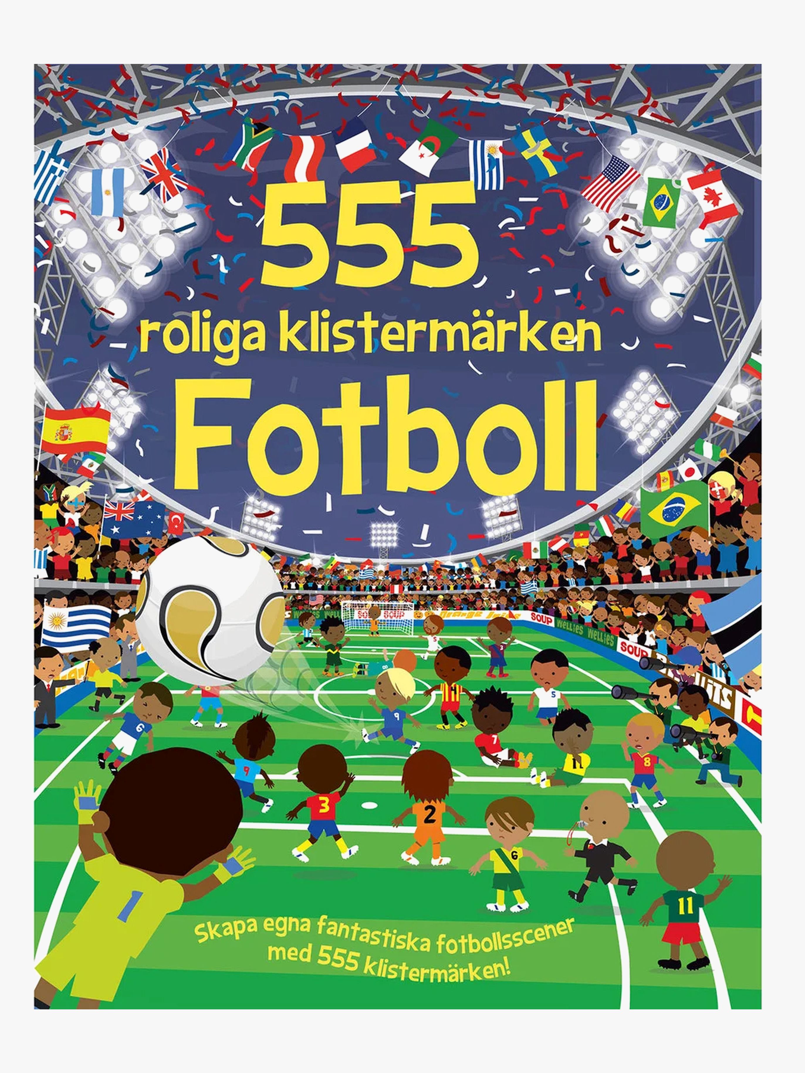 Lind &  Co Klistermärkesbok Fotboll 555 st