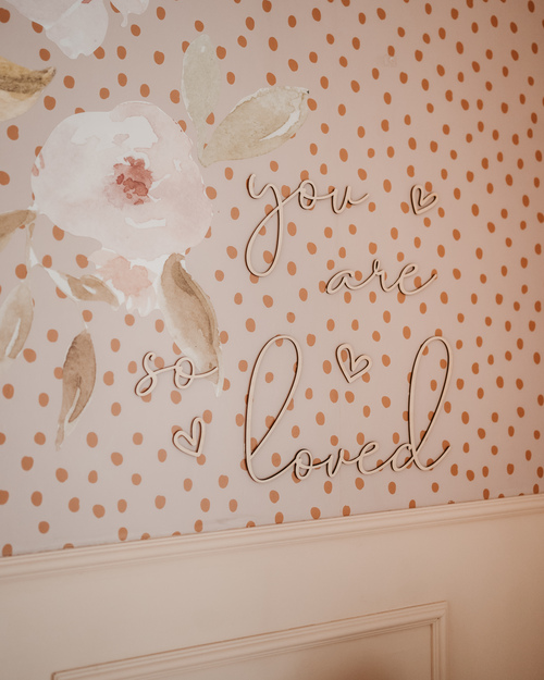 lis wycina You Are So Loved Väggdekoration