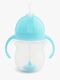 Munchkin Tip & Sip Sugrörsmugg, Blue